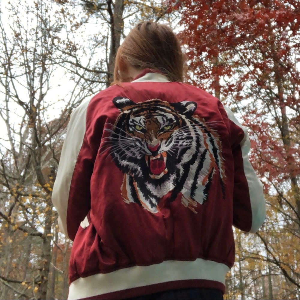 Urban outfitters souvenir embroidered bomber